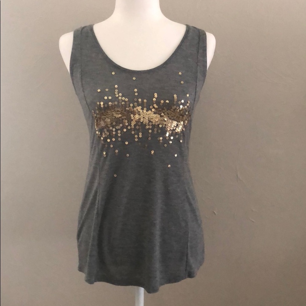Gold Sequins tank